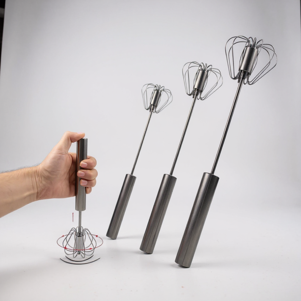 SpinMix™- fouet manuel auto-rotatif